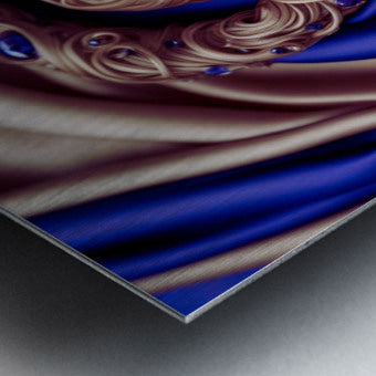 Brushed Metal Print Close-up