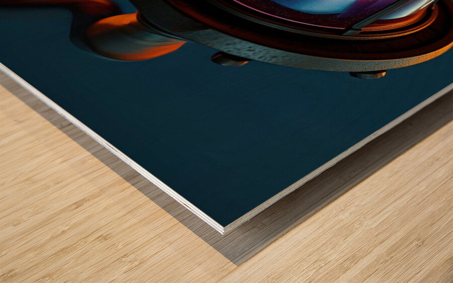Wood Print Close-up