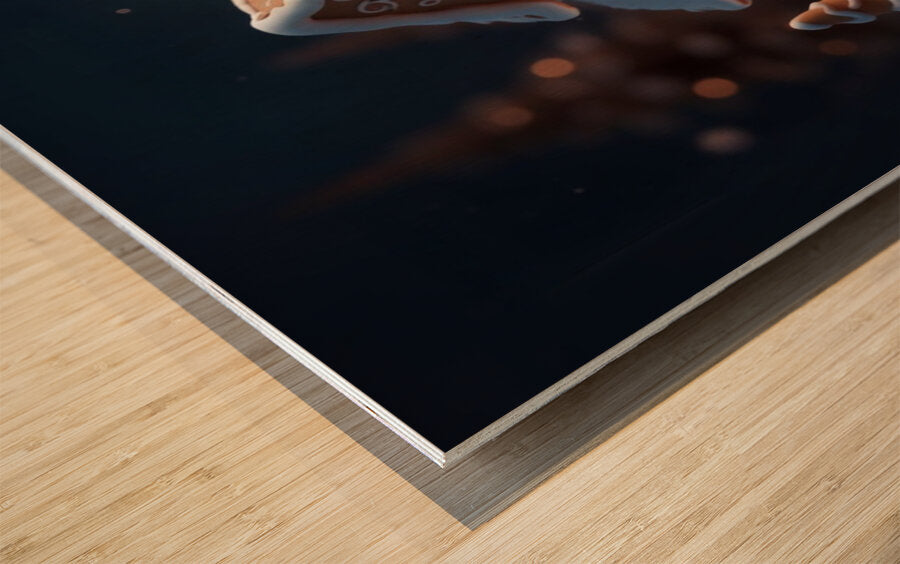 Wood Print Close-up