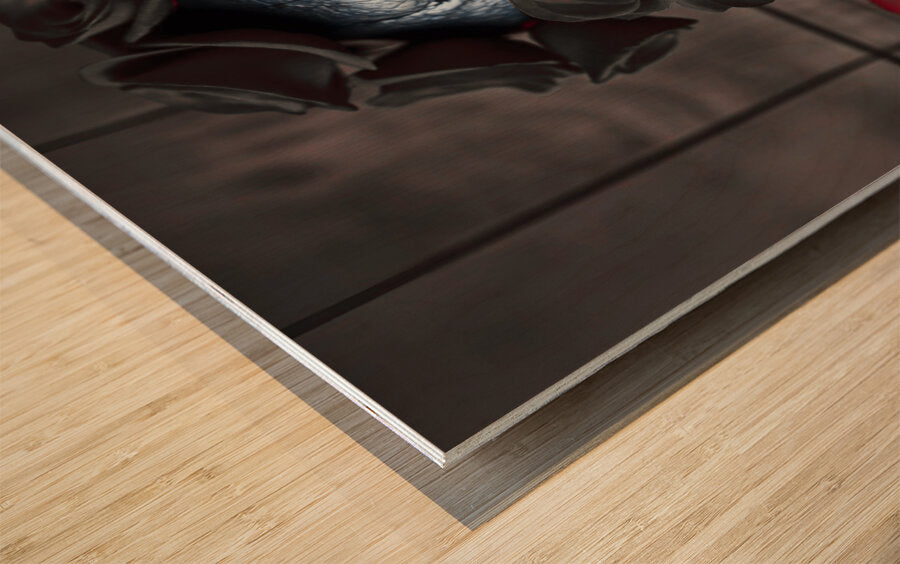 Wood Print Close-up