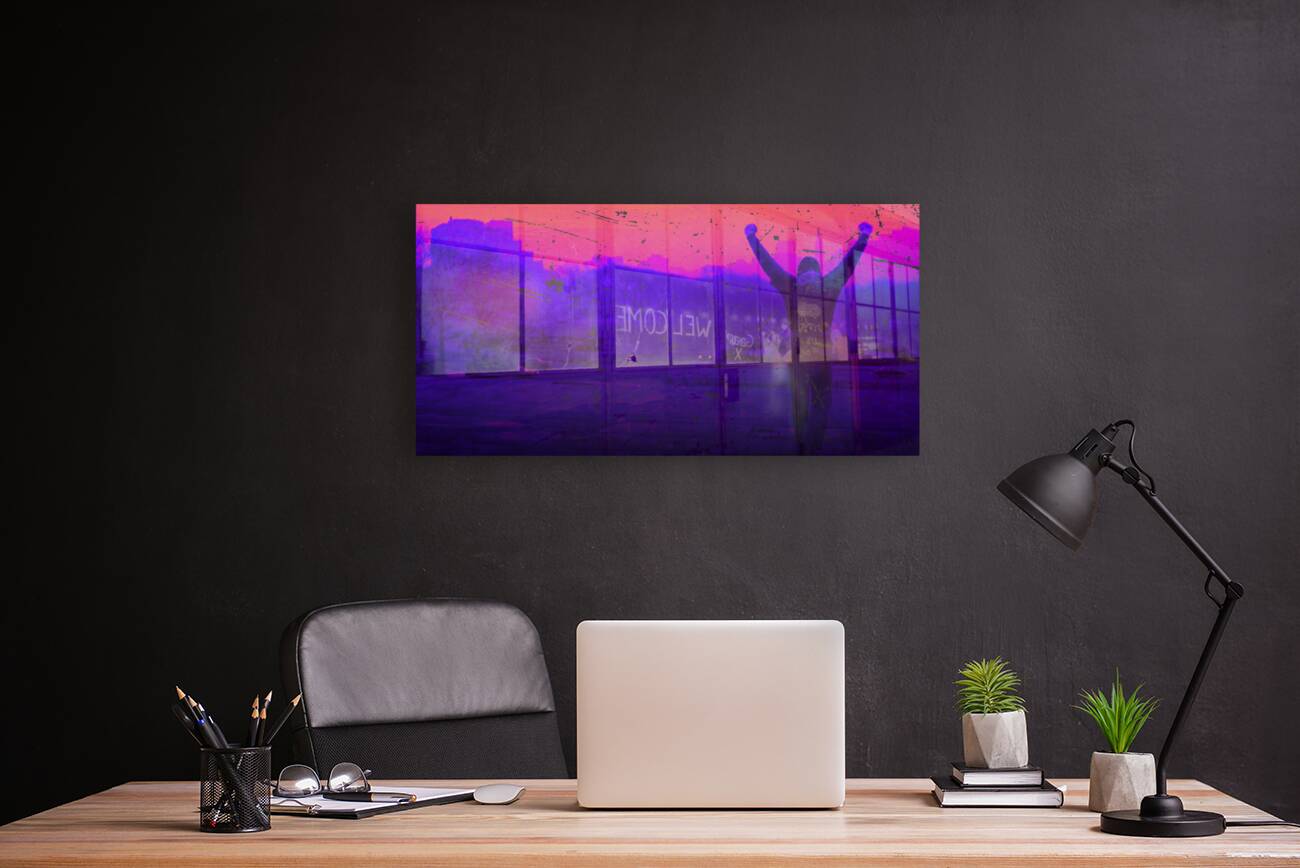 Acrylic Print Mockup Movie Wall Art