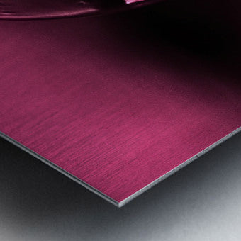 Brushed Metal Print Close-up