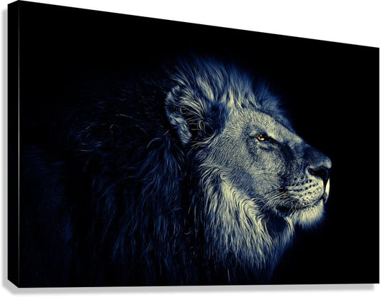 Giclée Stretched Canvas Print Lion Wall Art