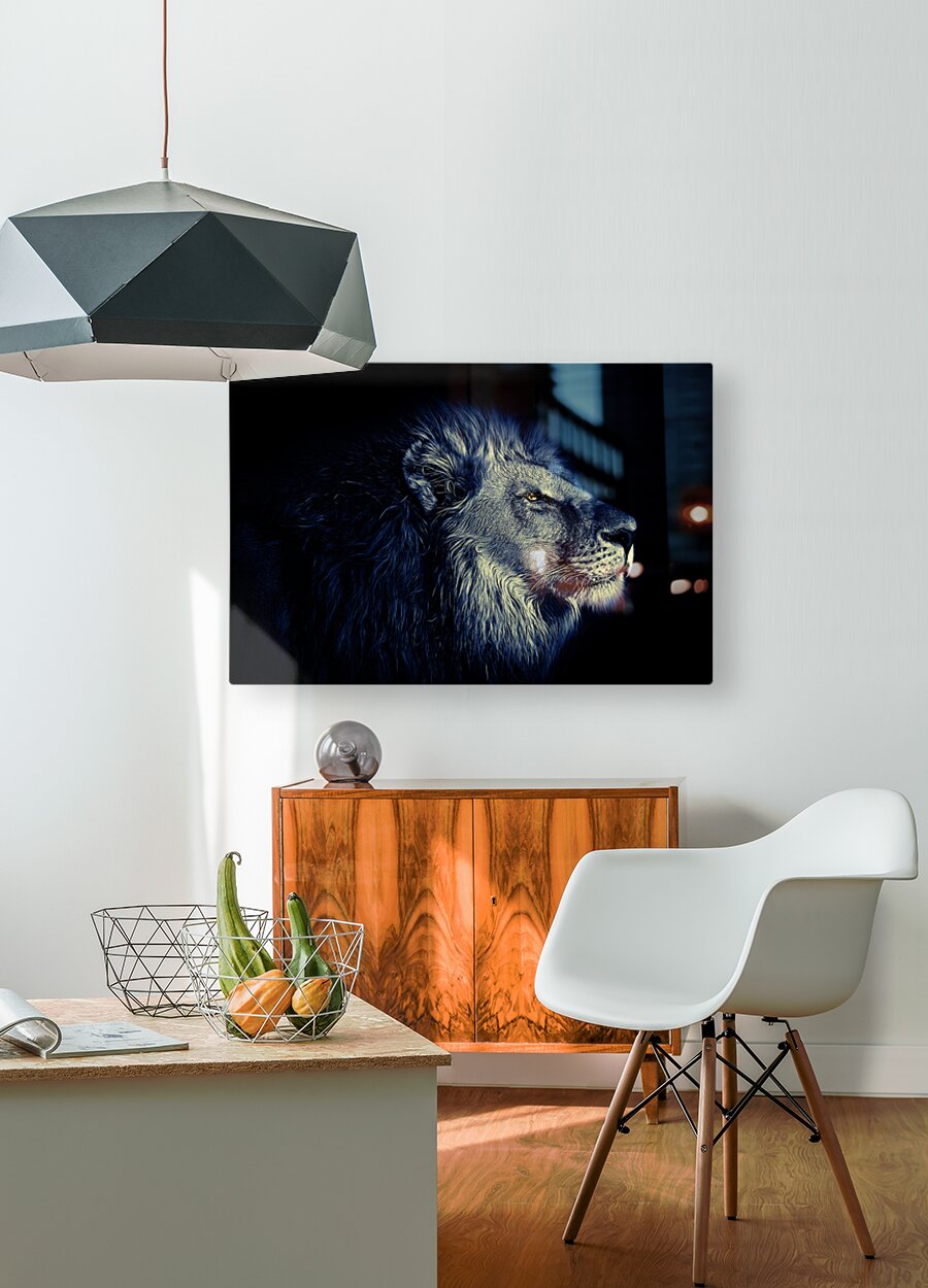  HD Sublimation Metal Print Lion Wall Art
