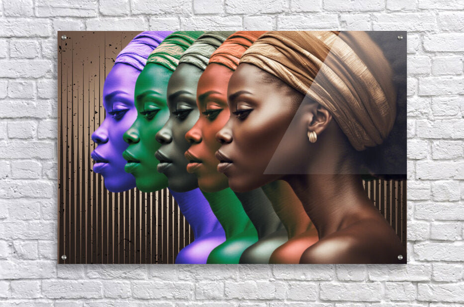  Acrylic Print African Woman Wall Art