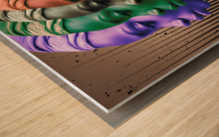 Wood Print Close-up