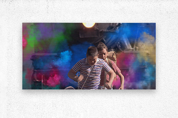 Brushed Metal Print Movie Wall Art