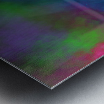 Brushed Metal Print Close-up