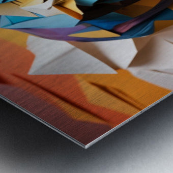  Brushed Metal Print Close-up