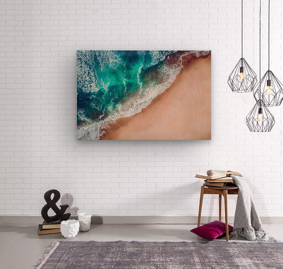  Wood Print Ocean Wave Wall Art