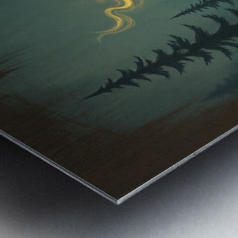  Brushed Metal Print Close-up