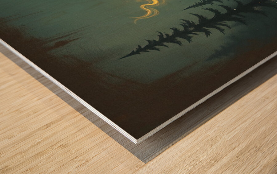  Wood Print Close-up