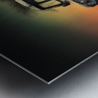  Brushed Metal Print Close-up