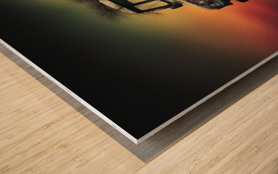 Wood Print Close-up
