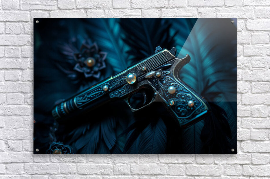 Acrylic Print Steampunk Gun Wall Art