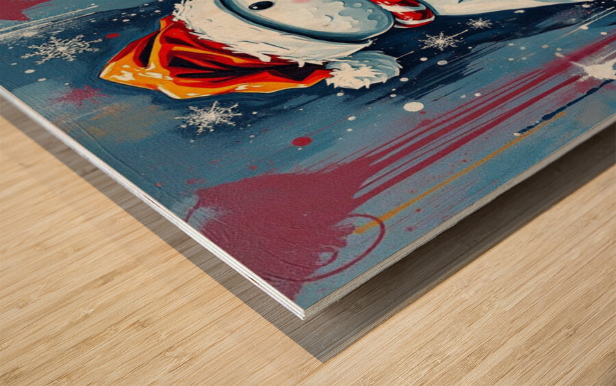 Wood Print Close-up