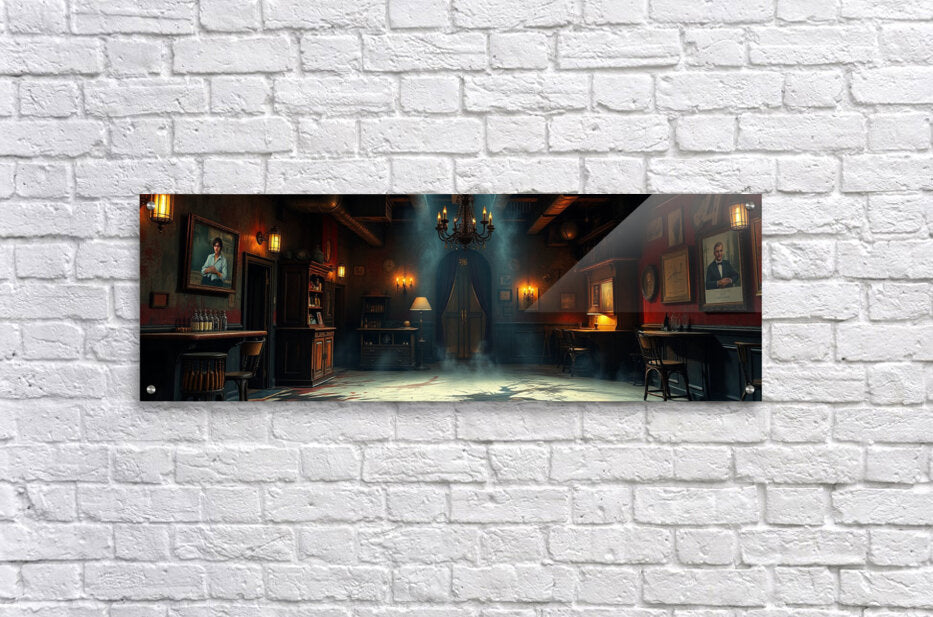 Acrylic Print Speakeasy Wall Art