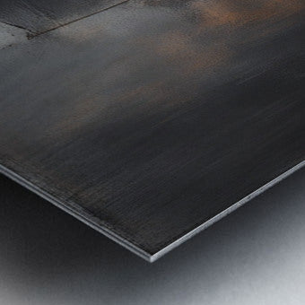 Brushed Metal Print Close-up