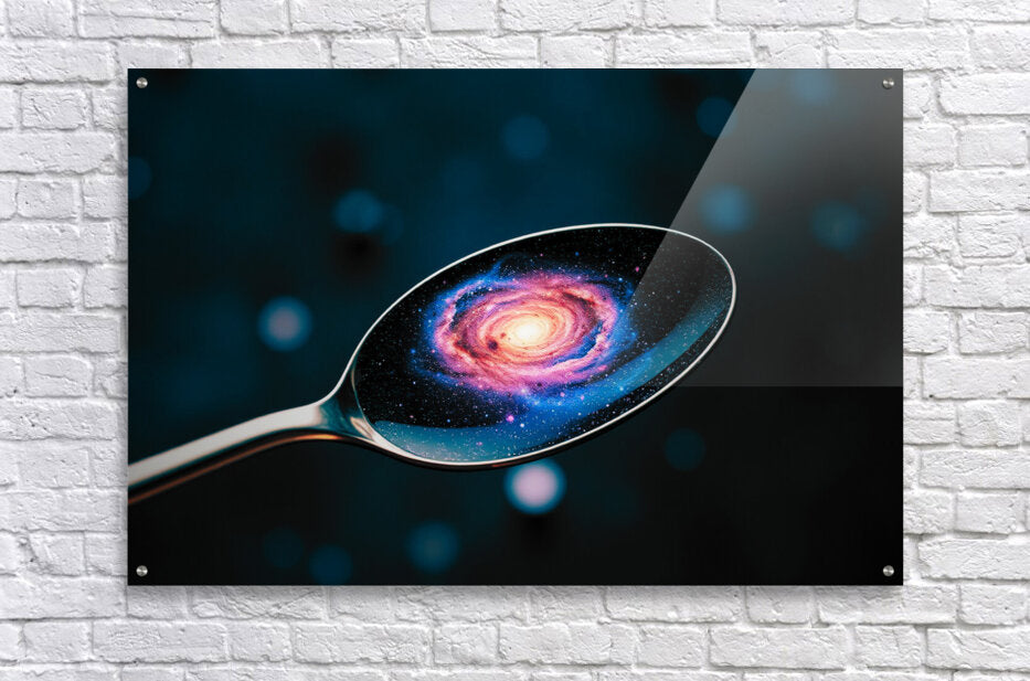 Acrylic Print Galaxy Spoon Wall Art