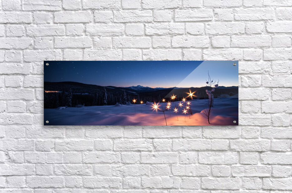 Acrylic Print Winter Lights Wall Art