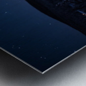 Brushed Metal Print Close-up