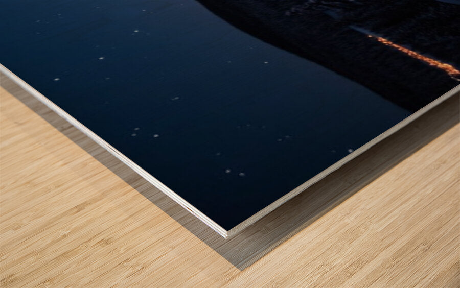 Wood Print Close-up