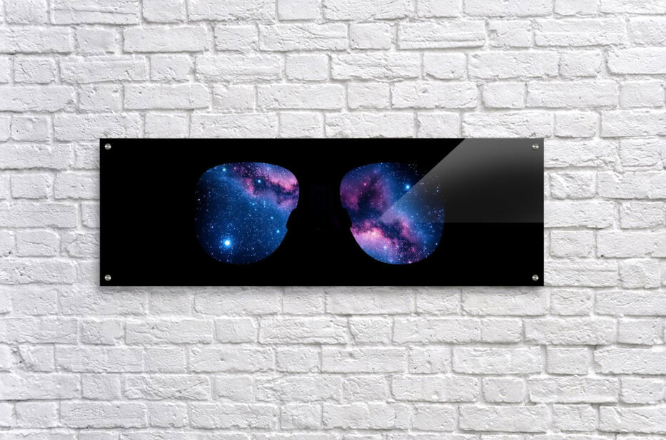  Acrylic Print Galaxy Sunglasses Wall Art