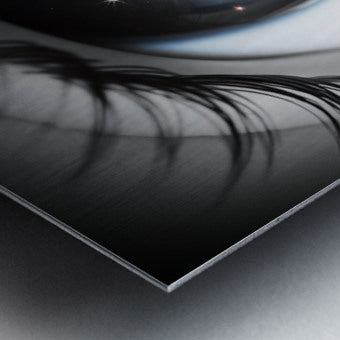  Brushed Metal Print Close-up