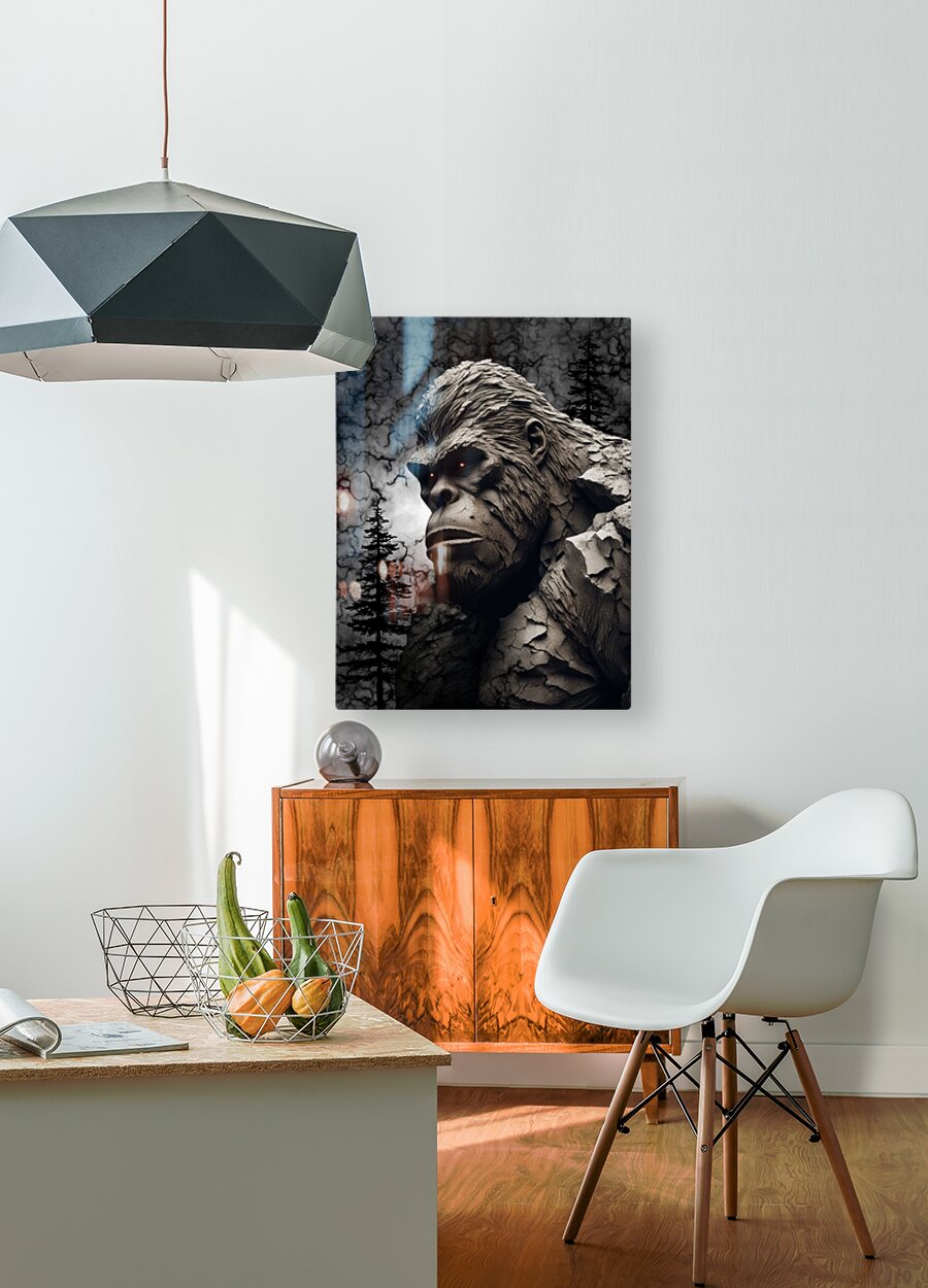 HD Sublimation Metal Print Bigfoot Wall Art