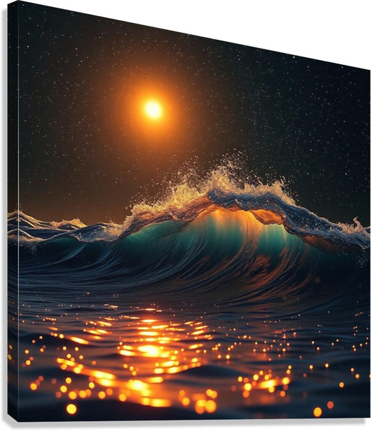 Giclée Stretched Canvas Print Ocean Wall Art