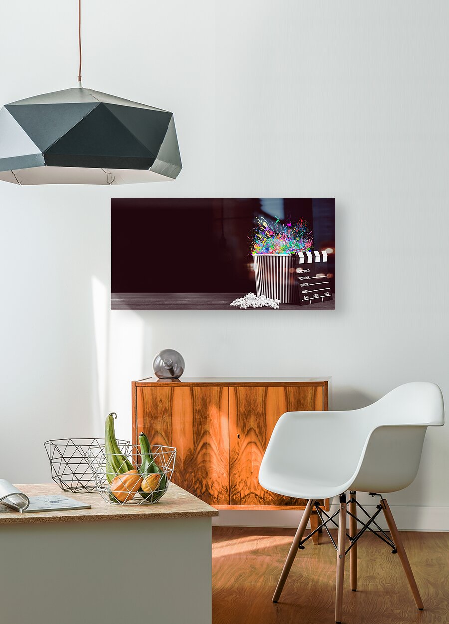 HD Sublimation Metal Print Movie Popcorn Wall Art