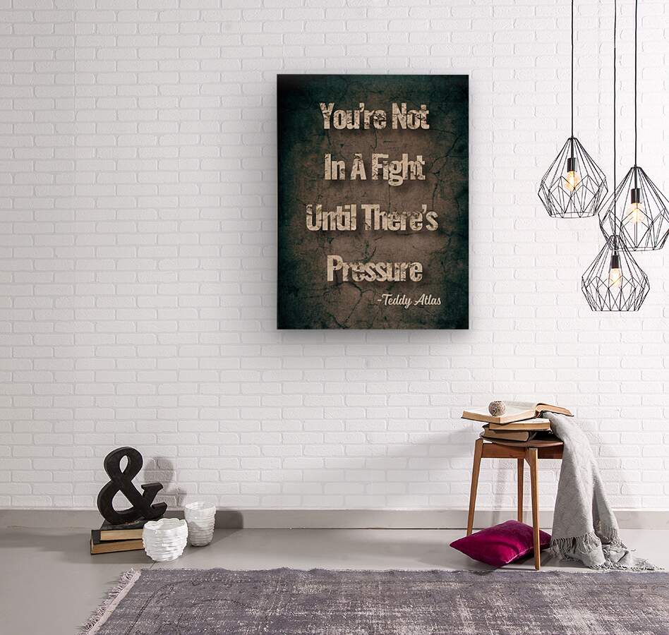 Wood Print Inspirational Wall Art