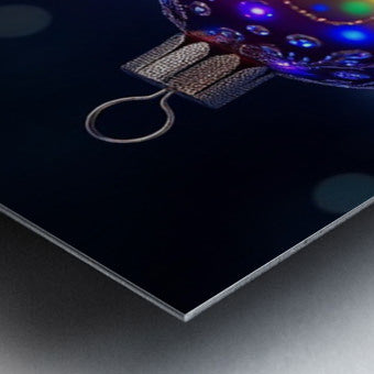 Brushed Metal Print Close-up