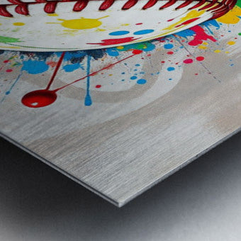 Brushed Metal Print Close-up