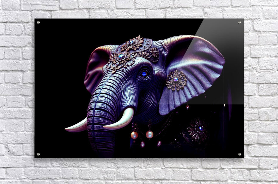 Acrylic Print Steampunk Elephant Wall Art