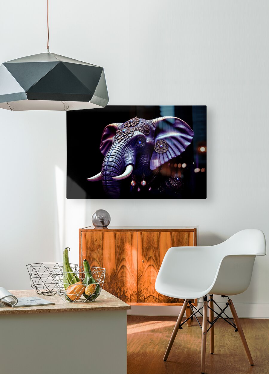  HD Sublimation Metal Print Steampunk Elephant Wall Art