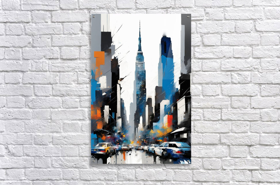 Acrylic Print New York City Painting Wall Art