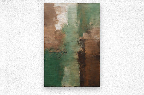  Brushed Metal Print Rustic Abstract Wall Art