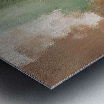 Brushed Metal Print Close-up