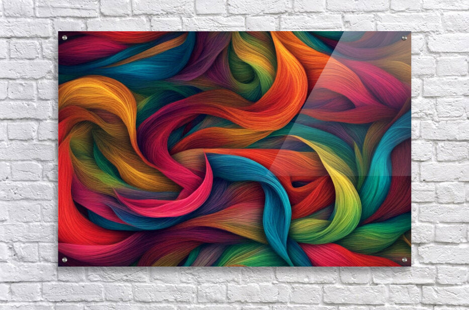  Acrylic Print Colorful Abstract Wall Art