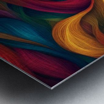 Brushed Metal Print Close-up