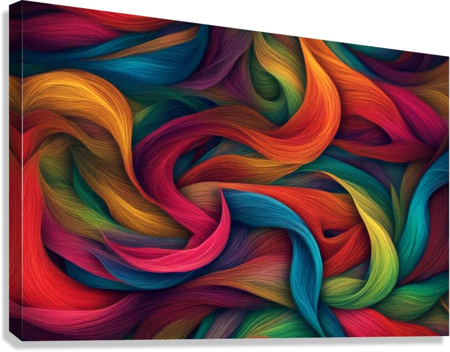  Giclée Stretched Canvas Print Colorful Abstract Wall Art